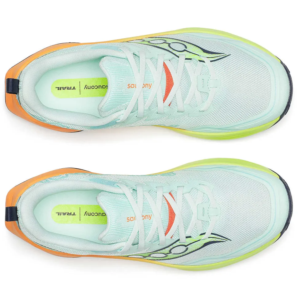 Peregrine 16 Aqua Citron - Chaussures Femme | Saucony