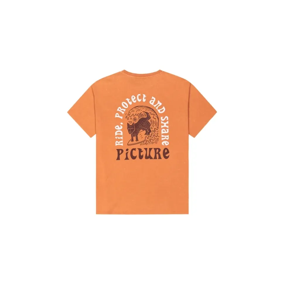Picturide T-shirt Mango Washed - Tee Shirt Mc