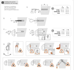 Plaquette Coeur  Steel 10mm - Amarrage | Petzl