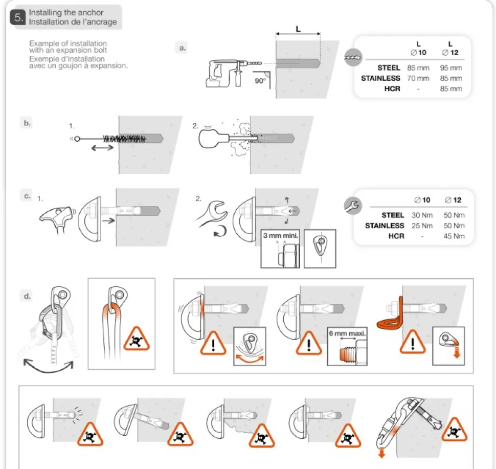 Plaquette Coeur Steel 10mm - Amarrage | Petzl