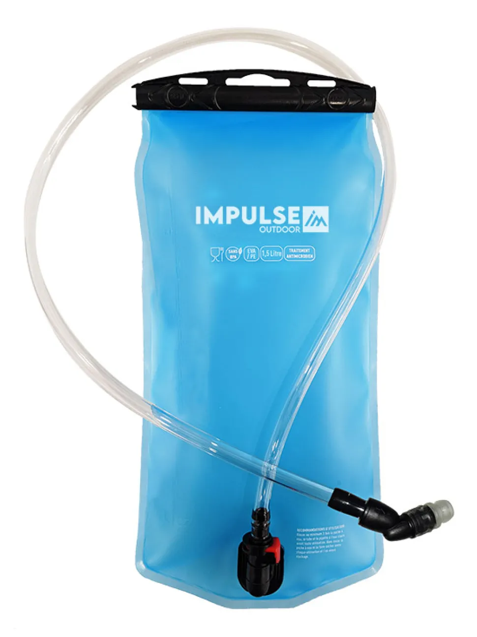 Poche A Eau 1.5 L Antimicrobial - Flasque | Impulse Outdoor