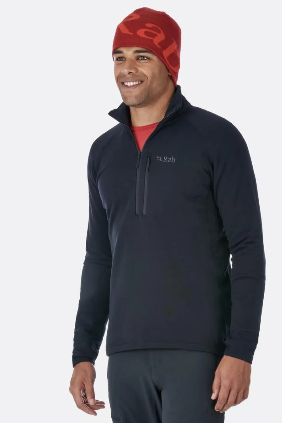 Polaire 1/2 Zip Power Stretch Pro Pull On Black - Polaire | Rab