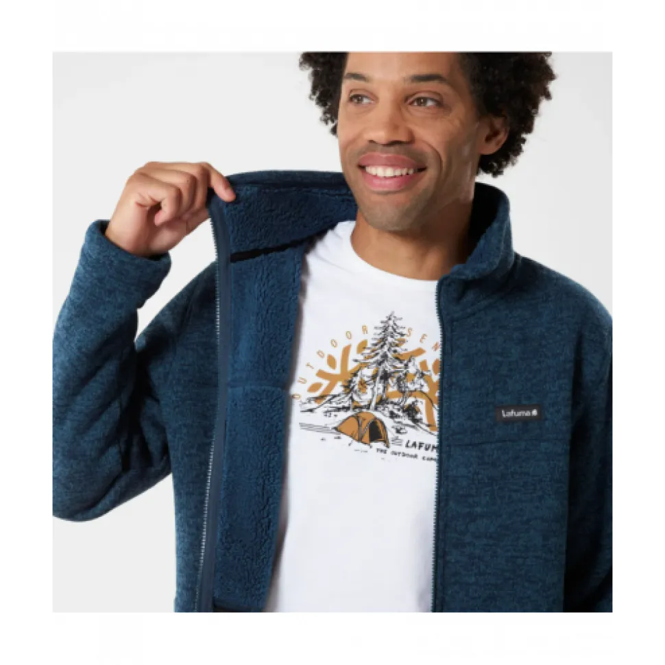 Polaire Cali F-zip Eclipse Blue - Polaire | Lafuma