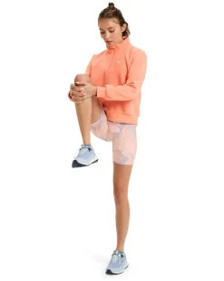 Polaire Femme Waves Of Warmth Half Zip Coral Chic