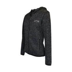 Polaire Randonnee Femme Veste Fleece Veste Explore Black - Veste