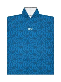 Poncho Tasman Blue Flower Print - Poncho | Picture Organic Clothing