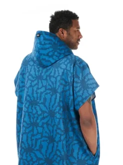 Poncho Tasman Blue Flower Print - Poncho | Picture Organic Clothing