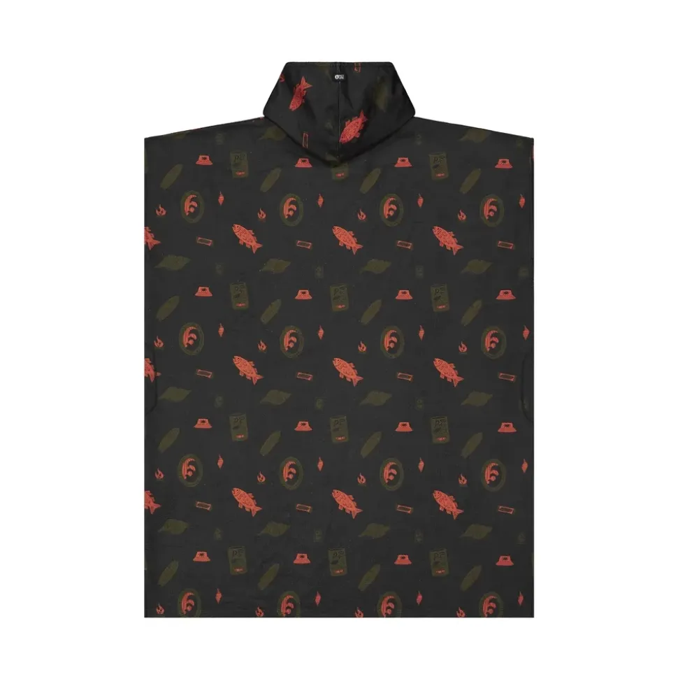 Poncho Tasman Sea Rider Print - Poncho | Picture Organic Clothing