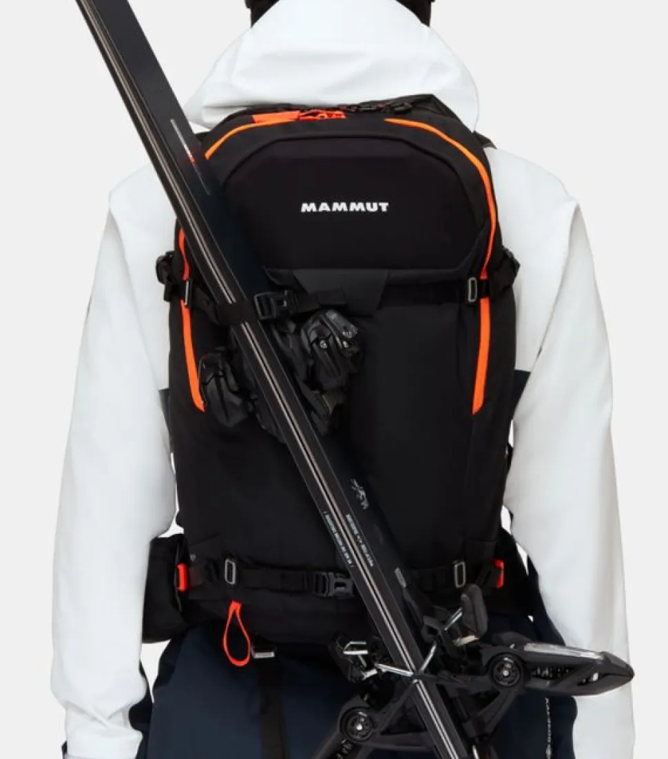 Pro X Removable Airbag 3.0 Black / Orange 35l - Sac Airbag | Mammut