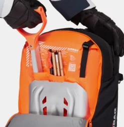 Pro X Removable Airbag 3.0 Black / Orange 35l - Sac Airbag | Mammut