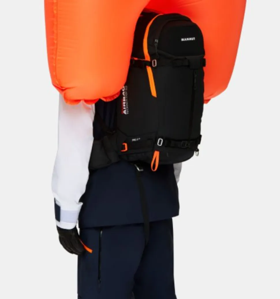 Pro X Removable Airbag 3.0 Black / Orange 35l - Sac Airbag | Mammut