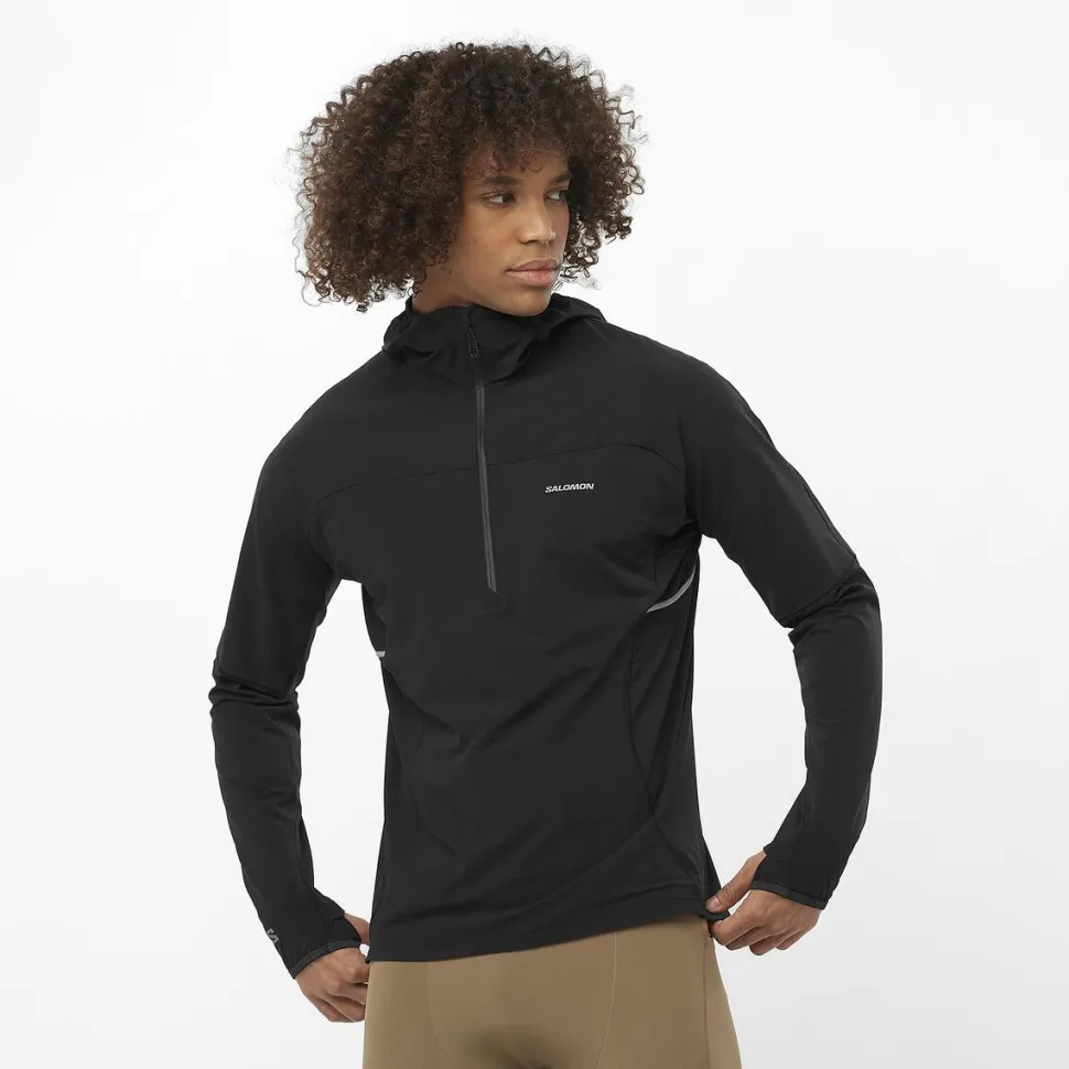Pull Sense Aero Hybrid Deep Black - Veste | Salomon