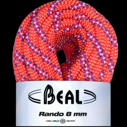 Rando 8mm X 20m Orange - Corde | Beal