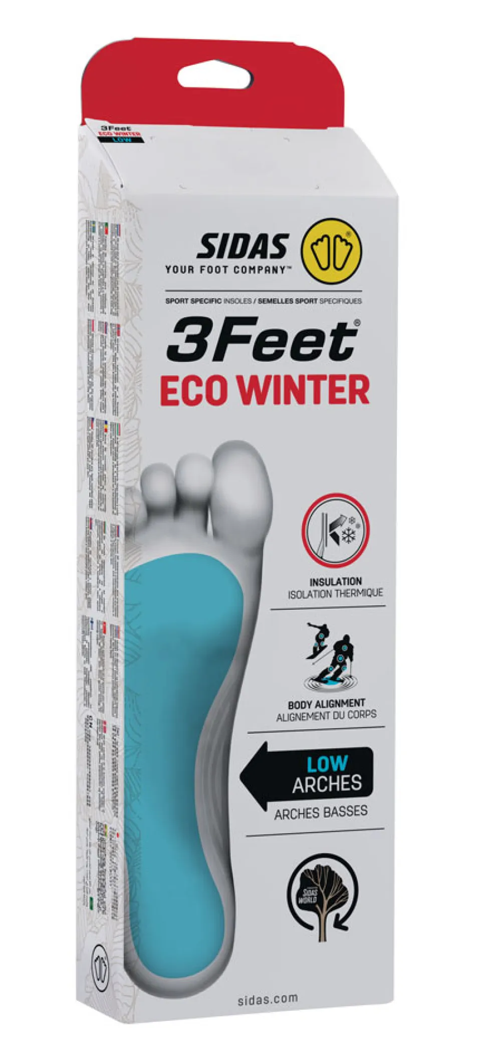 Semelles 3feet Eco Winter Low - Semelles | Sidas