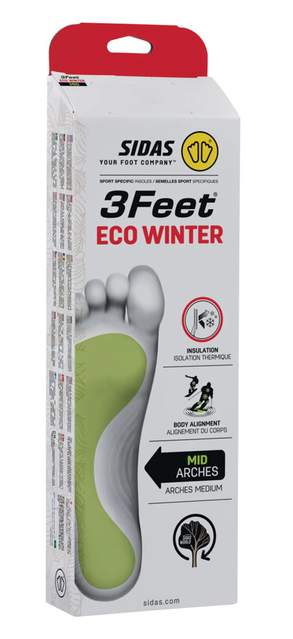 Semelles 3feet Eco Winter Mid - Semelles | Sidas
