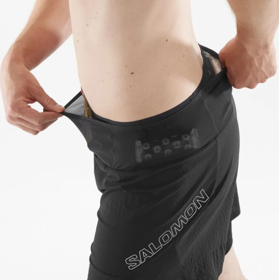 Sense 2in1 Shorts Deep Black - Short | Salomon