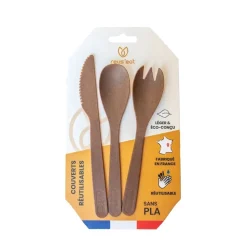 Set 3 Couverts Reutilsables Eco-concus - Couverts | Reus'eat