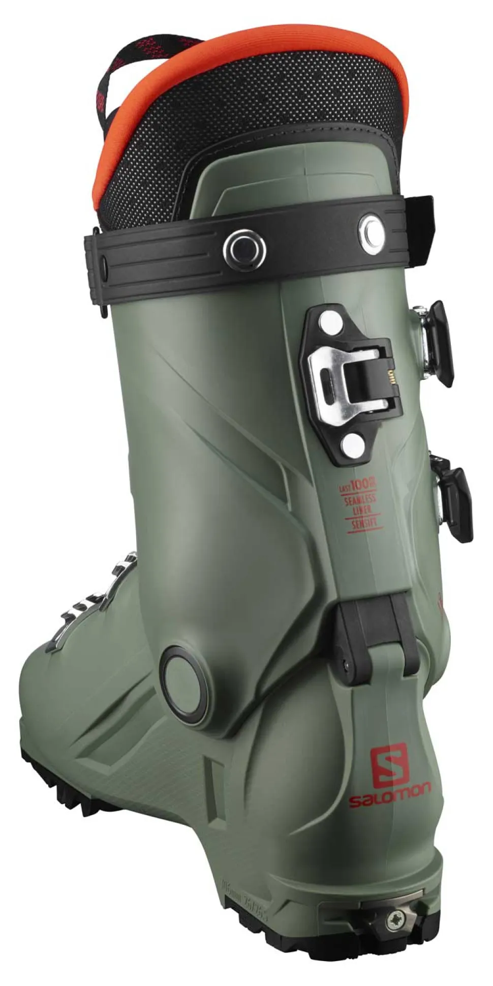 Shift Pro 80 At Junior Oil Green / Black / Orange | Salomon