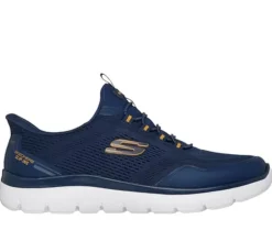 Slip Ins Summit Navy Yellow - Chaussures | Skechers