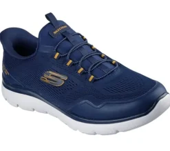 Slip Ins Summit Navy Yellow - Chaussures | Skechers