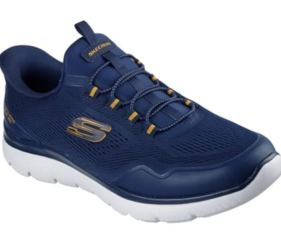 Slip Ins Summit Navy Yellow - Chaussures | Skechers