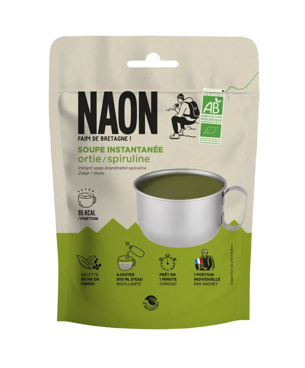 Soupe Ortie Spiruline - Repas Lyophilise | Naon