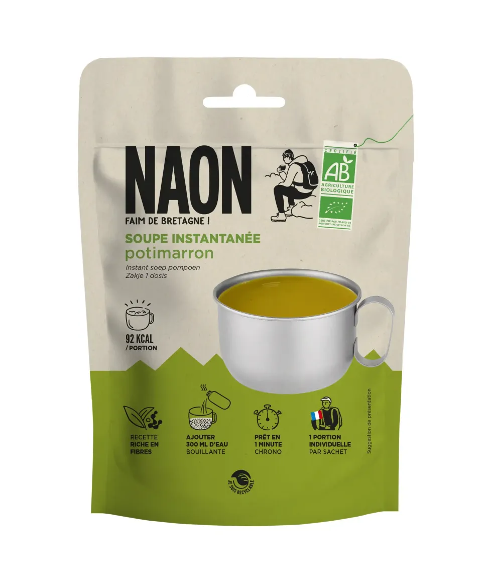 Soupe Potimarron - Repas Lyophilise | Naon