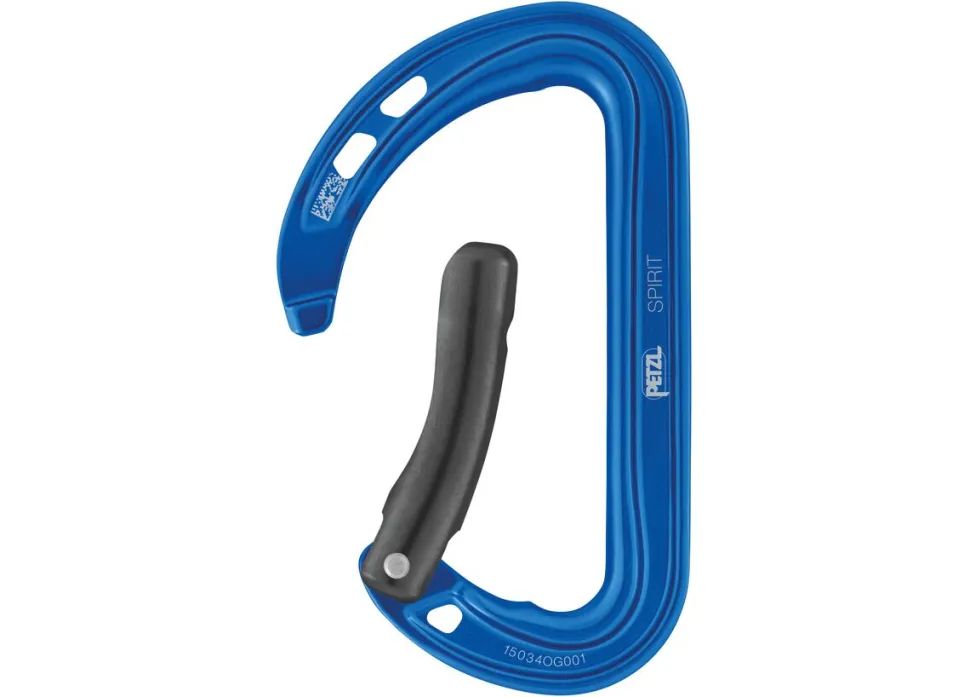 Spirit Doigt Courbe Bleu - Mousquetons | Petzl