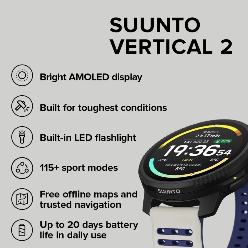 Suunto Vertical 2 Artic Gray