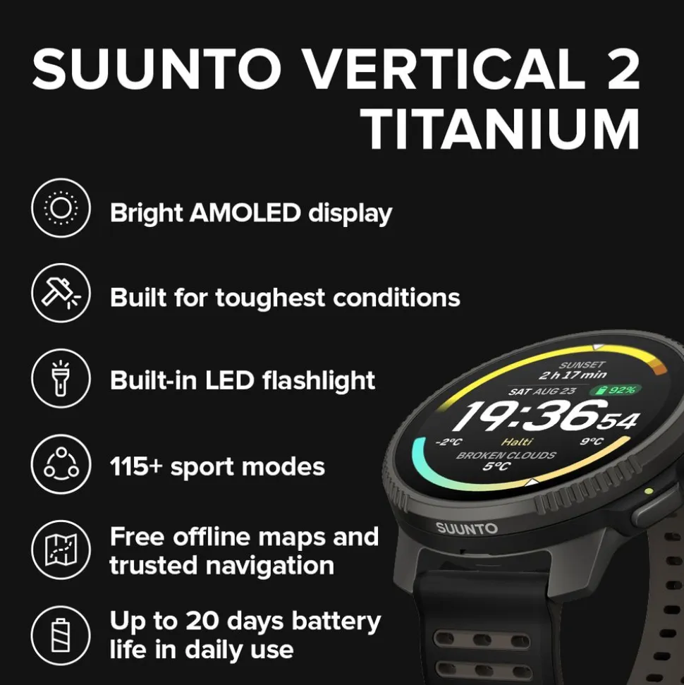 Suunto Vertical 2 Titanium Black