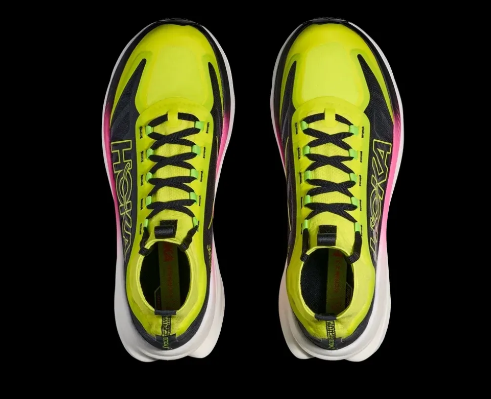 Tecton X 3 Neon Citrus Black - Chaussures | Hoka
