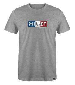 Tee Shirt M1921 T-shirt Ss Heather Grey - Tee Shirt Mc | Millet