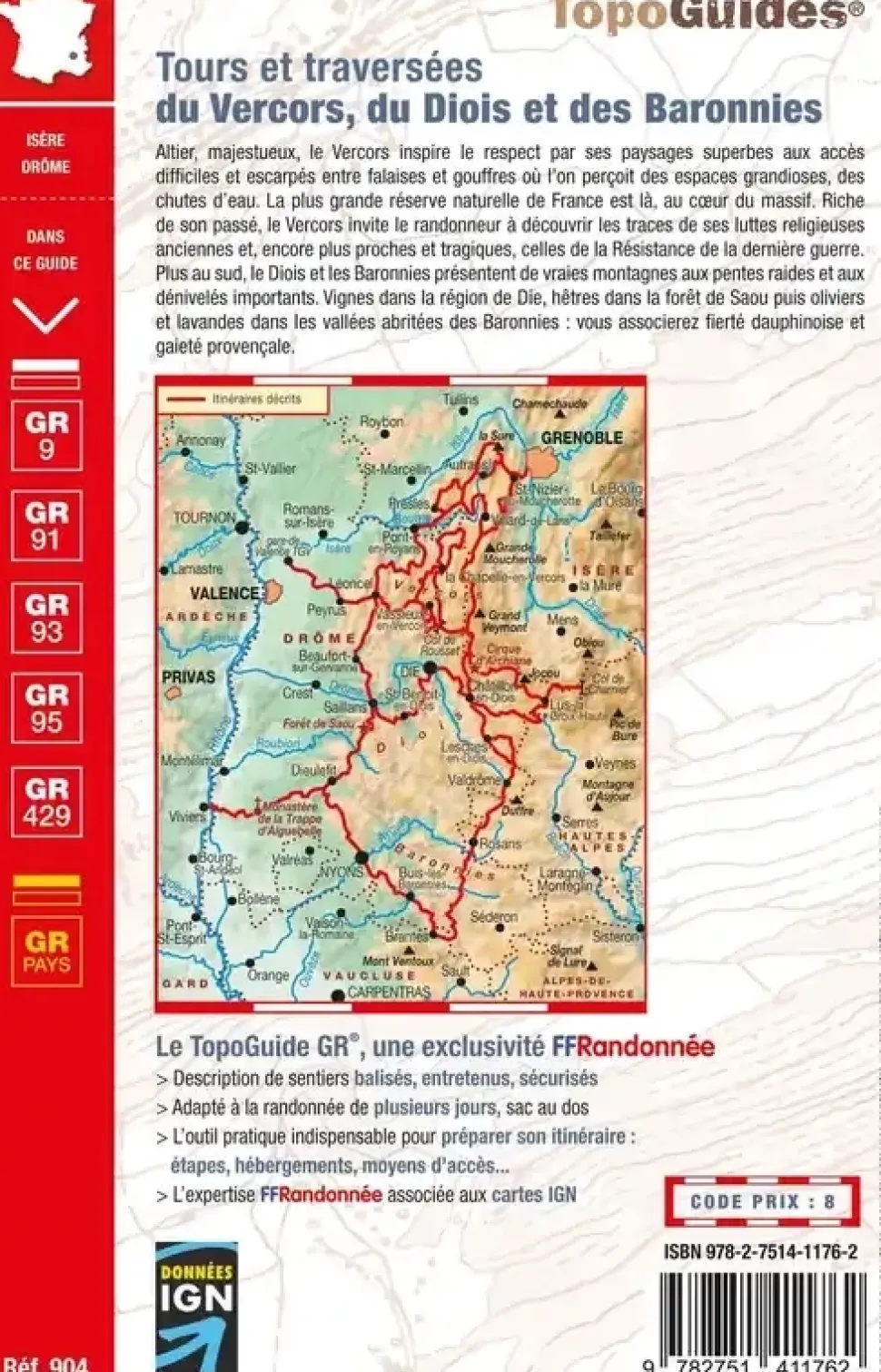 Tours Et Traversee Vercors - Topo | Ffrp