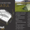 Treka 3 Ul Tente Randonnée 3 Places - Tente | Azimut Outdoor