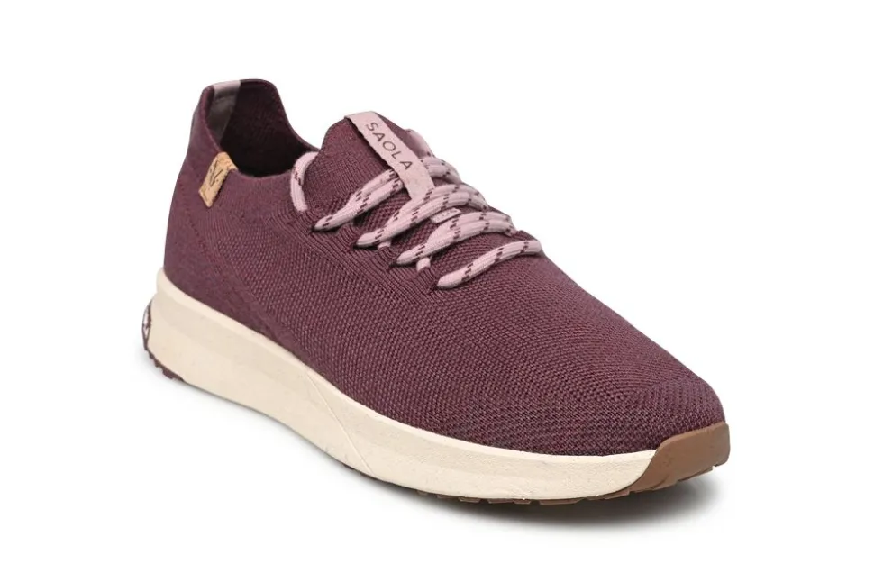 Tsavo 2.0 Wool Wine Femme - Chaussures | Saola