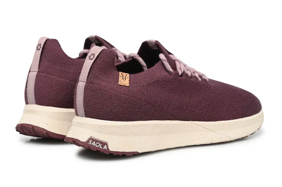 Tsavo 2.0 Wool Wine Femme - Chaussures | Saola
