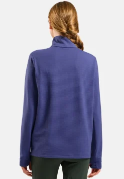 T-shirt 1/2 Zip Femme Essential Thermal Skipper Blue