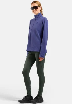 T-shirt 1/2 Zip Femme Essential Thermal Skipper Blue