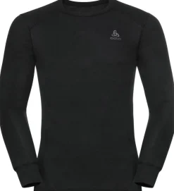T-shirt Active Warm Eco Crew Black - Tee Shirt Ml | Odlo