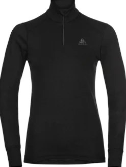 T-shirt Active Warm Eco Femme Black - Tee Shirt Ml | Odlo
