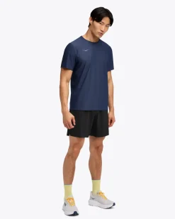 T-Shirt Airolite 2.0 Midnight Blue - Tee Shirt Mc | Hoka