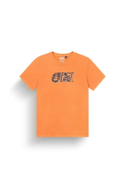 T-shirt Basement Leo Washed Dusty Orange | Picture Organic Clothing
