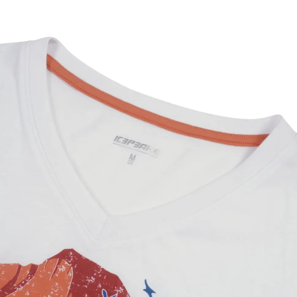 T-shirt Beaune Blanc - Tee Shirt Mc | Icepeak