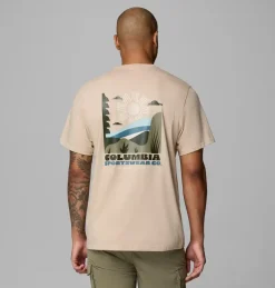 T-Shirt Csc Outdoor Back Graphic Ancient Fossil Shining - Tee Shirt Mc | Columbia