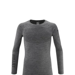 T-shirt Drynamic Warm Anthracite Grey - Tee Shirt Ml | Millet