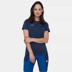 T-Shirt Ducan Fl Femme Marine - Tee Shirt Mc | Mammut