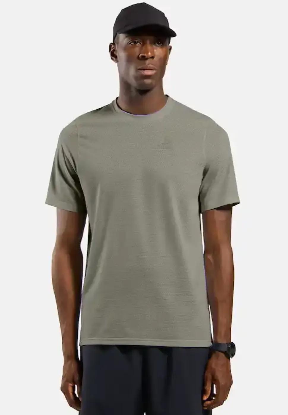 T-Shirt Essential Linencool Agate Grey Melange - Tee Shirt Mc | Odlo