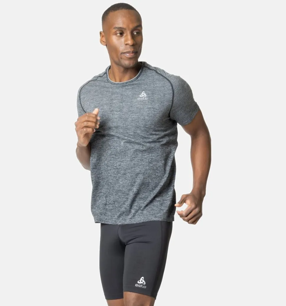 T-shirt Essential Seamless Grey - Tee Shirt Mc | Odlo