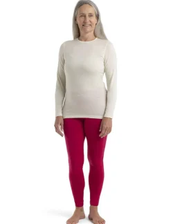 T-shirt Femme 200 Oasis Ls Crewe Undyed - Tee Shirt Ml | Icebreaker