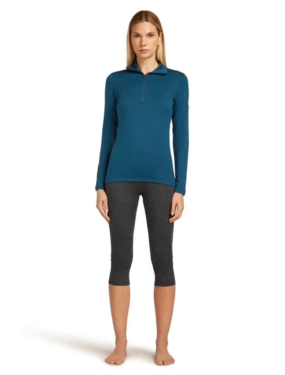 T-shirt Femme 260 Tech 1/2 Zip Atlantis
